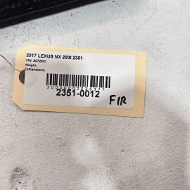 LEXUS NX200T 2015-2017 FRONT PASSENGER SIDE FLOOR PLATE FRAME VIN COVER TRI