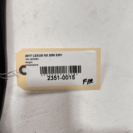 LEXUS NX200T 2015-2017 FRONT PASSENGER SIDE DOOR BODY WEATHERSTRIP SEAL OEM LEXUS NX200T 2015-2017 FRONT PASSENGER SIDE DOOR BODY WEATHERSTRIP SEAL OEM