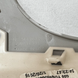 2013-2022 VOLKSWAGEN PASSAT REAR RIGHT QUARTER UPPER TRIM PANEL COVER OEM 2013-2022 VOLKSWAGEN PASSAT REAR RIGHT QUARTER UPPER TRIM PANEL COVER OEM