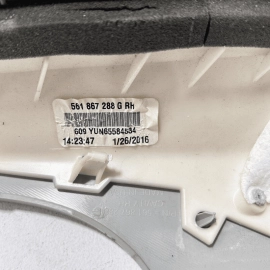 2013-2022 VOLKSWAGEN PASSAT REAR RIGHT QUARTER UPPER TRIM PANEL COVER OEM 2013-2022 VOLKSWAGEN PASSAT REAR RIGHT QUARTER UPPER TRIM PANEL COVER OEM