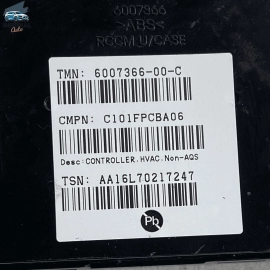 17-20 Tesla Model S A/C Heater Temperature Climate Control Module Unit RCCM 17-20 Tesla Model S A/C Heater Temperature Climate Control Module Unit RCCM