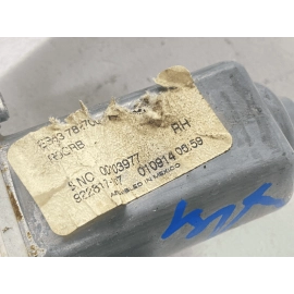 11-19 FORD EXPLORER REAR RH RIGHT WINDOW REGULATOR W/MOTOR BB5Z-7827008-A