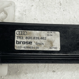 15-18 AUDI Q3 REAR RIGHT PASSENGER SIDE DOOR WINDOW REGULATOR OEM 8U0839462