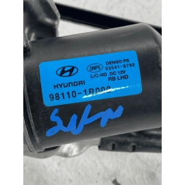 12-17 Hyundai Accent FRONT Used Wiper Motor Linkage Transmission OEM 98110-