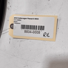 2012-2022 VOLKSWAGEN PASSAT REAR LEFT DRIVER DOOR BODY WEATHERSTRIP SEAL OE