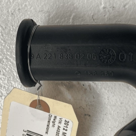 2007-2013 Mercedes S550 CL550 Under Dash Instrument Panel Heater Blower Duc