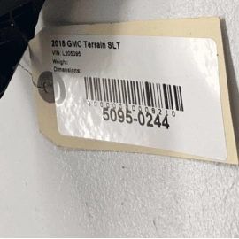 GMC TERRAIN 2018-2020 2.0L GAS PEDAL ACCELERATOR THROTTLE SENSOR OEM