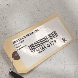 2015-2017 LEXUS NX200T REAR RIGHT PASSENGER SIDE COMPARTMENT BOX DECK FLOOR