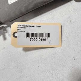 TOYOTA CAMRY 2018-2023 FRONT RIGHT PASSENGER SIDE SUN VISOR SUNVISOR OEM GR