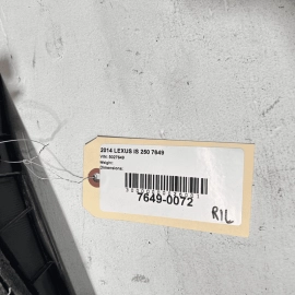 Rear Left Side Interior Door Panel Lexus IS250 / IS350 2014 OEM Rear Left Side Interior Door Panel Lexus IS250 / IS350 2014 OEM