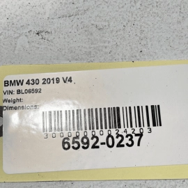 2017 - 2020 BMW 430i PUMP OF WINDSHIELD WIPER WASHER RESERVOIR TANK OEM
