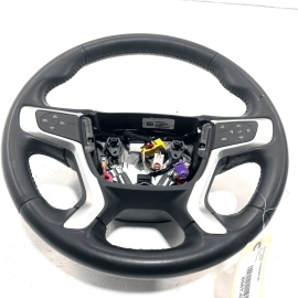 18 - 19 GMC TERRAIN LEATHER STEERING WHEEL ASSEMBLY W/ SWITCH BUTTON OEM BL