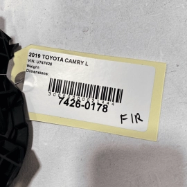 2018-2023 TOYOTA CAMRY FRONT RIGHT DOOR SHELL PROTECTOR INSULATOR TRIM OEM