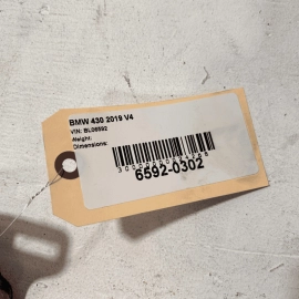 2017 - 2020 BMW 430I 2.0L XDRIVE TURBOCHARGER LOWER HEAT SHIELD PLATE COVER