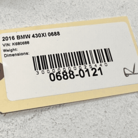 2017-2020 BMW 430xi F32 FRONT PASSENGER SIDE COWL PANEL GRILLE LEAF BRACKET