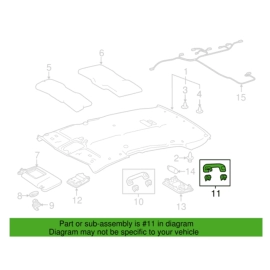 Front Left Side Interior Roof Grip Handle Toyota Camry  2018-2023 OEM