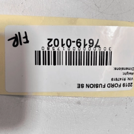 2013-2020 FORD FUSION FRONT OR REAR ROGHT PASSENGER SIDE OUTSIDE DOOR HANDL