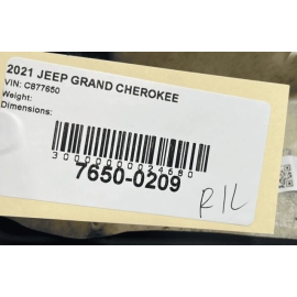 18-21 JEEP GRAND CHEROKEE REAR LEFT DRIVER DOOR PANEL ARMREST TRIM COVER OE