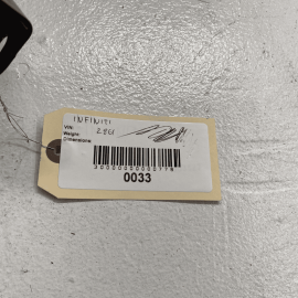 INFINITI FX37 2013 REAR LEFT DRIVER SIDE UPPER SEAT CUSHION PAD LEATHER OEM