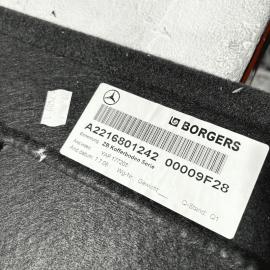 2007-2013 MERCEDES-BENZ S550 TRUNK COMPARTMENT FLOOR LINING TRIM COVER OEM