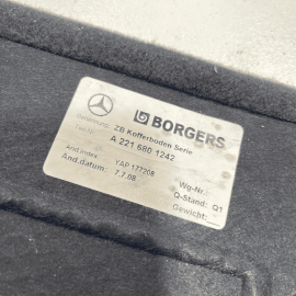 2007-2013 MERCEDES-BENZ S550 TRUNK COMPARTMENT FLOOR LINING TRIM COVER OEM