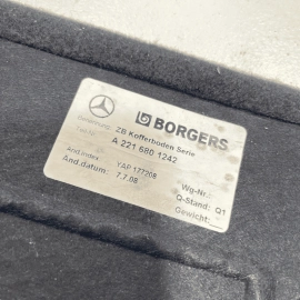 2007-2013 MERCEDES-BENZ S550 TRUNK COMPARTMENT FLOOR LINING TRIM COVER OEM 2007-2013 MERCEDES-BENZ S550 TRUNK COMPARTMENT FLOOR LINING TRIM COVER OEM