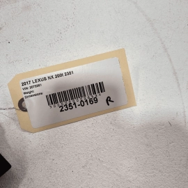 2016-2017 LEXUS NX200T LIFTGATE RIGHT PASSENGER SIDE UPPER COVER TRIM PANEL