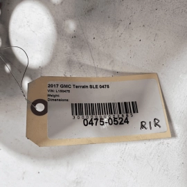 GMC TERRAIN 2018 - 2023 REAR PASSENGER OR DRIVER SIDE BRAKE DISC ROTOR OEM 