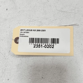 2017 LEXUS NX200T INTERIOR CAP COVER TRIM MOLDING GARNISH OEM