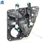 VOLKSWAGEN TOUAREG REAR LEFT DOOR WINDOW REGULATOR & CARRIER OEM 2011 - 201