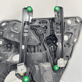 VOLKSWAGEN TOUAREG REAR LEFT DOOR WINDOW REGULATOR & CARRIER OEM 2011 - 201