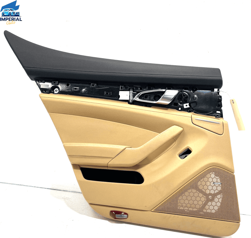 PORSCHE PANAMERA REAR DRIVER SIDE INTERIOR DOOR PANEL TRIM COVER 2010-2016 