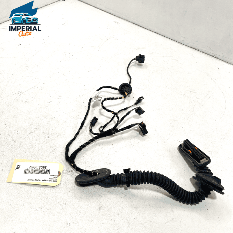 2011 - 2014 VOLKSWAGEN TOUAREG REAR LEFT DRIVER DOOR WIRE WIRING HARNESS OE