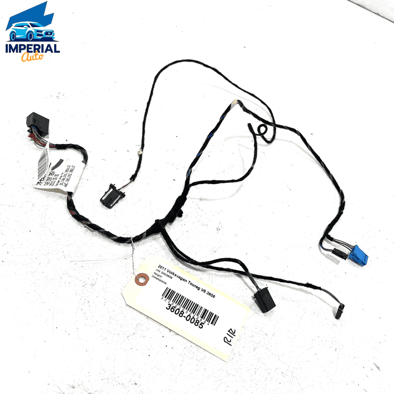 2012 VOLKSWAGEN TOUAREG REAR PASSENGER SIDE DOOR PANEL WIRE WIRING HARNESS 