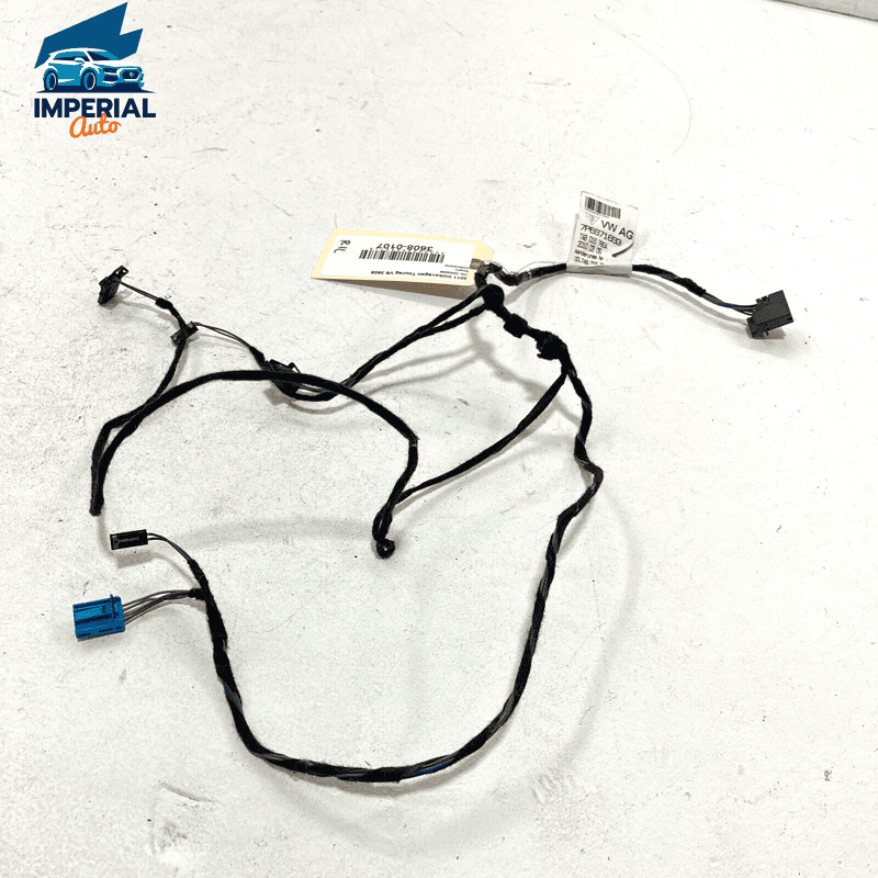 2012 VOLKSWAGEN TOUAREG REAR LEFT DRIVER SIDE DOOR PANEL WIRE WIRING HARNES