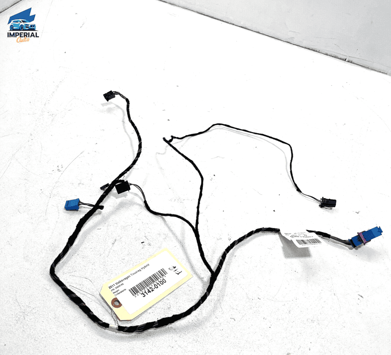 VOLKSWAGEN TOUAREG 2011 FRONT PASENGER SIDE DOOR PANEL WIRE WIRING HARNESS 
