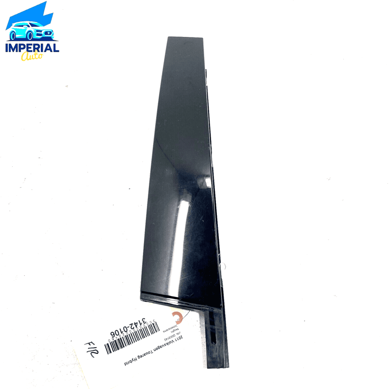 VW TOUAREG 2011-2017 FRONT PASSENGER DOOR WINDOW B PILLAR APPLIQUE MOLDING 
