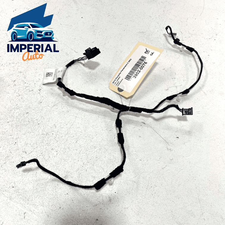2010-16 PORSCHE PANAMERA REAR RIGHT PASSENGER DOOR PANEL WIRING HARNESS WIR