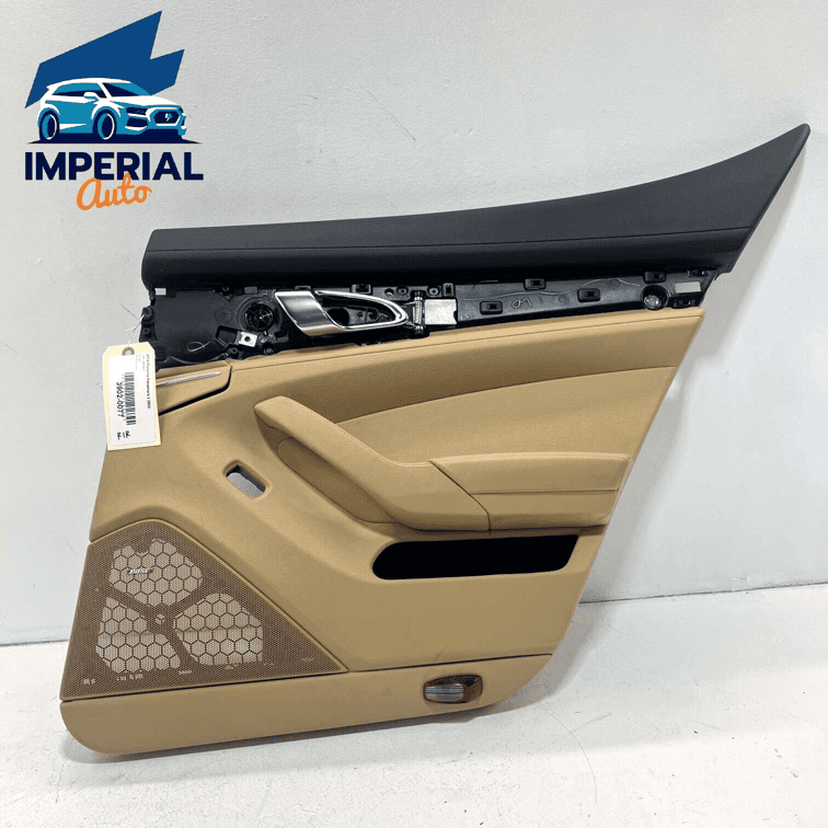 2010-16 PORSCHE PANAMERA REAR PASSENGER SIDE INTERIOR DOOR PANEL TRIM COVER