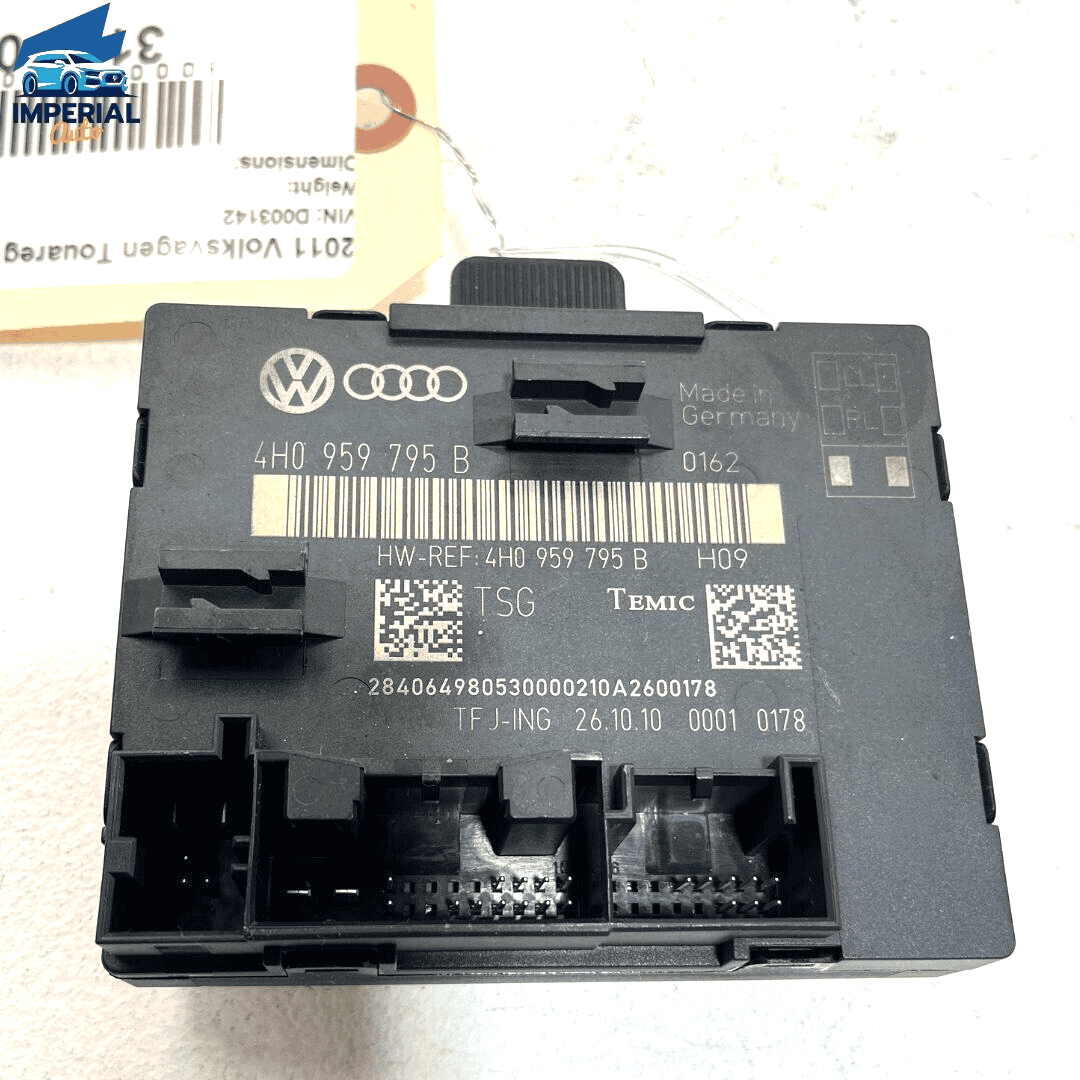 Volkswagen VW Touareg 2011-13  Rear Right or Left Door Window Control Modul