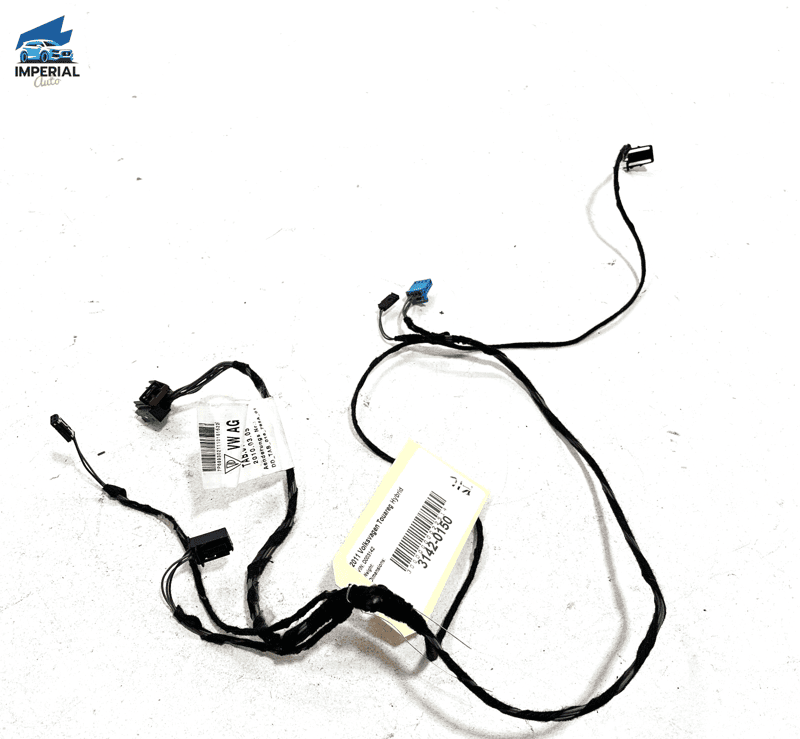 VOLKSWAGEN TOUAREG 2011 REAR LEFT DRIVER SIDE DOOR PANEL WIRE WIRING HARNES