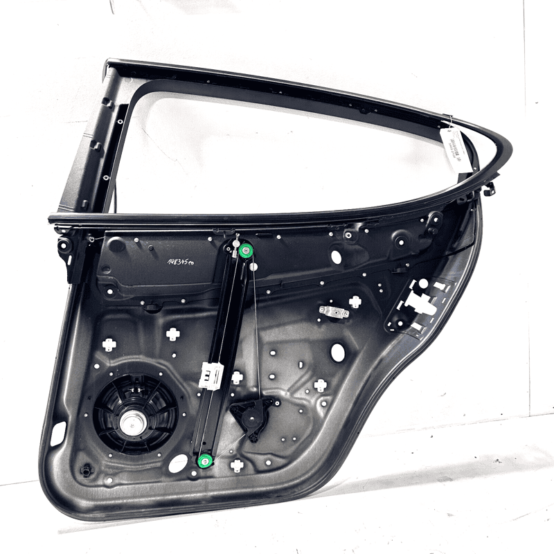 2010-2016 PORSCHE PANAMERA REAR DRIVER DOOR WINDOW REGULATOR & CARRIER PANE