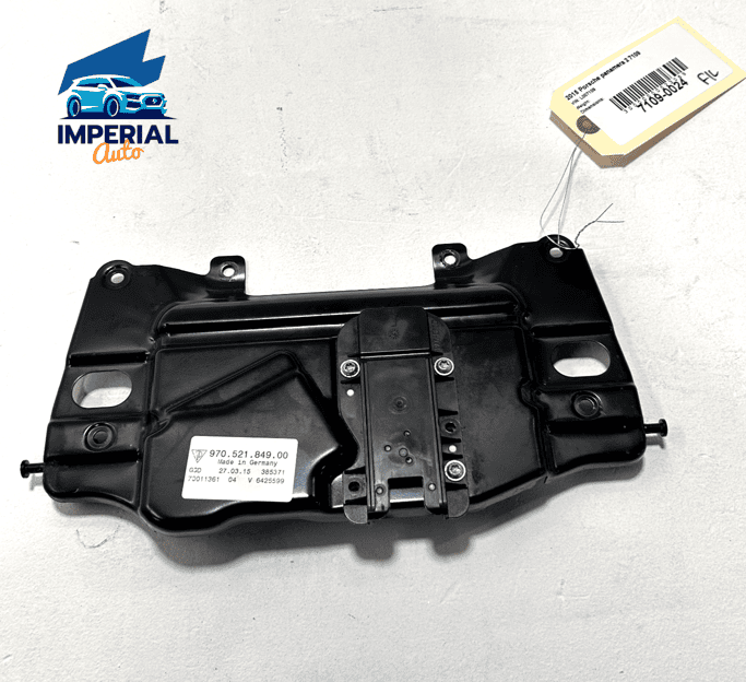 2015 Porsche Panamera Front Left Driver Bracket Rail Cover Seat / Motor OEM