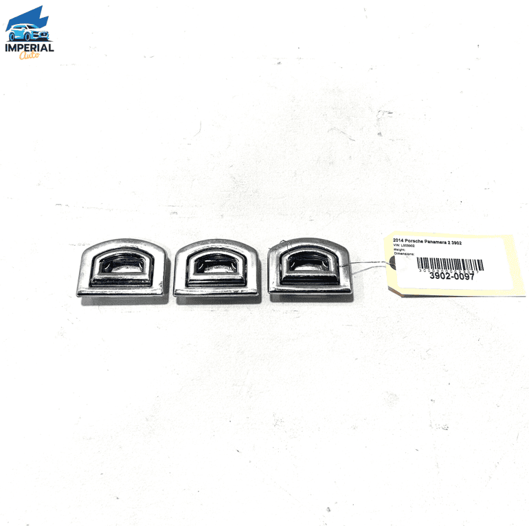 2011-2017 PORSCHE PANAMERA  BRACKET  LUGGAGE TIE HOOK OEM SET OF 3