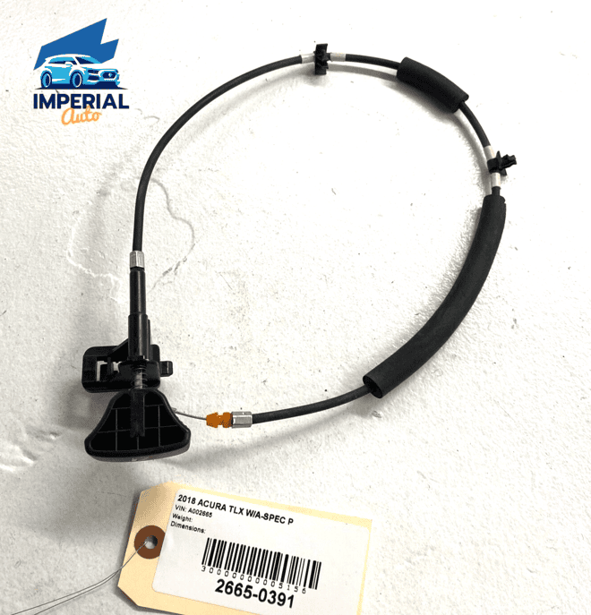 ACURA TLX REAR SEAT BACK RIGHT PASSENGER SIDE RELEASE CABLE & LEVER OEM 201