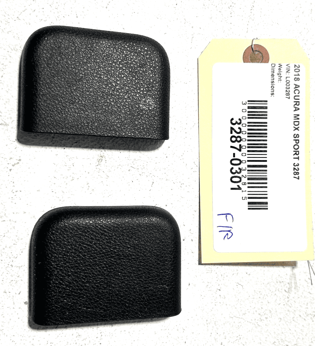 14-20 Acura MDX Front Right Passenger Seat Outer Anchor Trim Cover Cap OEM 