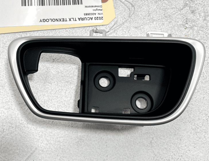 2018-2020 ACURA TLX A-SPEC REAR LEFT DRIVER DOOR INNER HANDLE CASE BEZEL OE