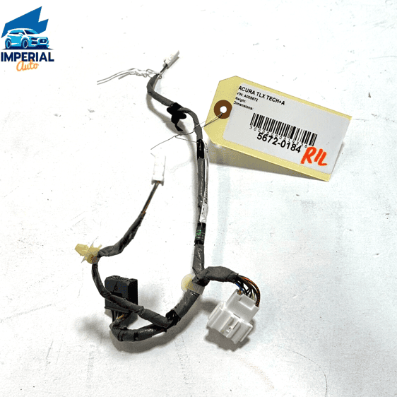 2018-20 ACURA TLX A-SPEC  REAR LEFT DRIVER DOOR WIRE HARNESS SUB WIRE WIRIN 2018-20 ACURA TLX A-SPEC  REAR LEFT DRIVER DOOR WIRE HARNESS SUB WIRE WIRIN