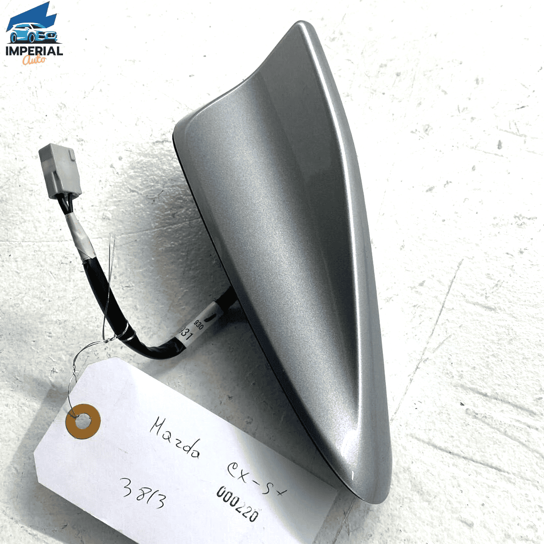 17-21 Mazda CX-5 Exterior Roof Shark Fin Antenna Unit W/ Cover Sonic Silver
