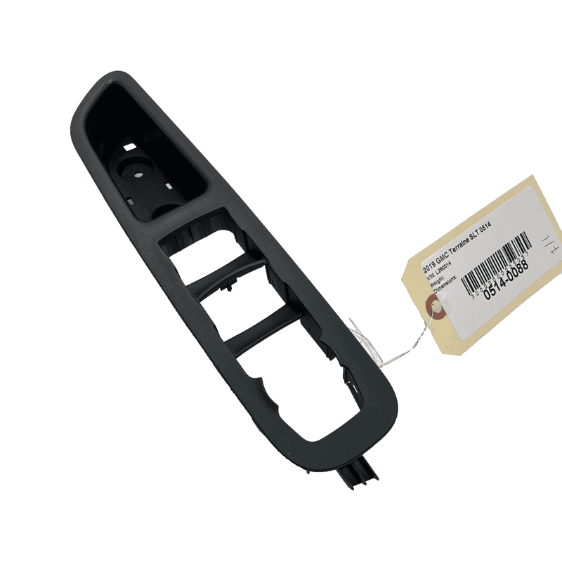 2018-22 GMC TERRAIN FRONT LEFT DRIVER DOOR MASTER WINDOW SWITCH COVER BEZEL